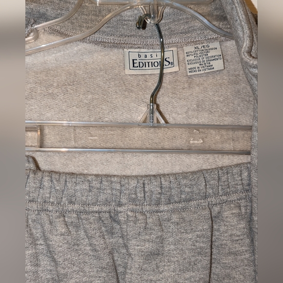 Basic Editions Sweatsuit Sz XL - Picture 3 of 5